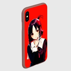 Чехол для iPhone XS Max матовый Просто Кагуя в любви как на войне - фото 2