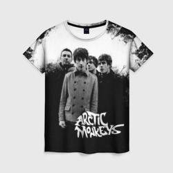 Женская футболка 3D Группа Arctic monkeys