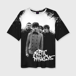 Женская футболка oversize 3D Группа Arctic monkeys