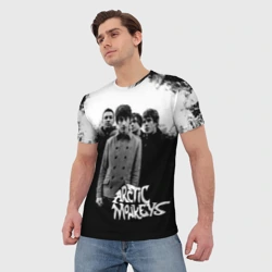 Мужская футболка 3D Группа Arctic monkeys - фото 2