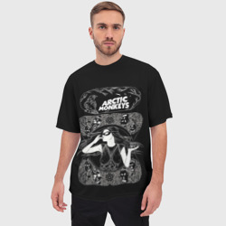 Мужская футболка oversize 3D Arctic Monkeys Art - фото 2