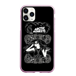 Чехол для iPhone 11 Pro Max матовый Arctic Monkeys Art