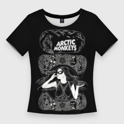Женская футболка 3D Slim Arctic Monkeys Art