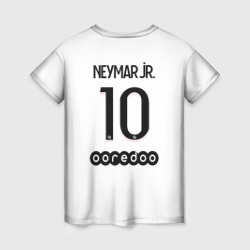 Женская футболка 3D Neymar 10 PSG Pink Theme