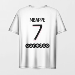 Мужская футболка 3D Mbappe 7 PSG Pink Theme