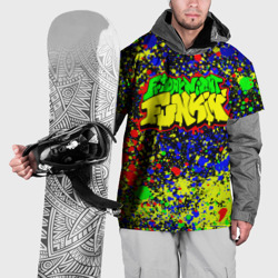 Накидка на куртку 3D Friday Night Funkin Logo Acid Style