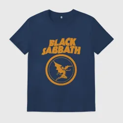 Мужская футболка хлопок Black Sabbath Vol 4 Рок группа