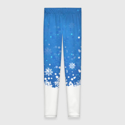Леггинсы 3D [Снежинки] - С Новым Годом