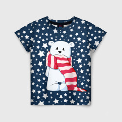 Детская футболка 3D Малыш Медведь