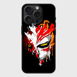 Чехол силиконовый для Apple iPhone 15 Pro матовый Красочная маска Bleach