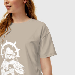 Женская футболка хлопок Oversize Темнейшее подземелье DD - фото 2