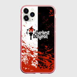 Чехол для iPhone 11 Pro Max матовый Darkest Dungeon DD Black White Logo