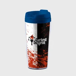 Термокружка-непроливайка Darkest Dungeon DD Black White Logo