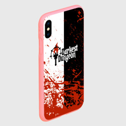 Чехол для iPhone XS Max матовый Darkest Dungeon DD Black White Logo - фото 2
