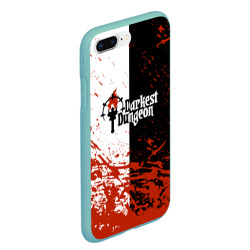 Чехол для iPhone 7Plus/8 Plus матовый Darkest Dungeon DD Black White Logo - фото 2