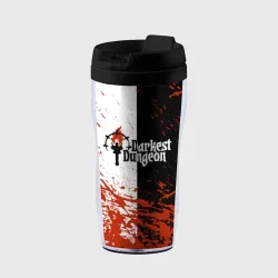 Термокружка-непроливайка Darkest Dungeon DD Black White Logo