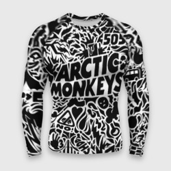 Мужской рашгард 3D Arctic monkeys Pattern