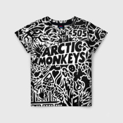 Детская футболка 3D Arctic monkeys Pattern