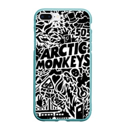 Чехол для iPhone 7Plus/8 Plus матовый Arctic monkeys Pattern