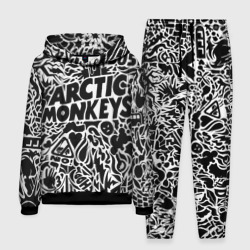 Мужской костюм с толстовкой 3D Arctic monkeys Pattern