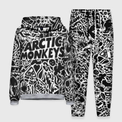 Мужской костюм с толстовкой 3D Arctic monkeys Pattern