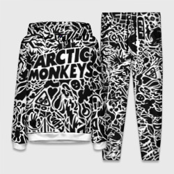 Женский костюм с толстовкой 3D Arctic monkeys Pattern