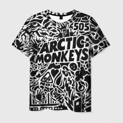 Мужская футболка 3D Arctic monkeys Pattern