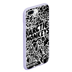 Чехол для iPhone 7Plus/8 Plus матовый Arctic monkeys Pattern - фото 2