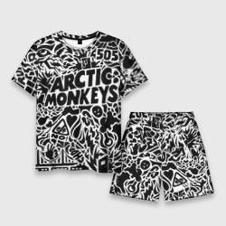 Мужской костюм с шортами 3D Arctic monkeys Pattern