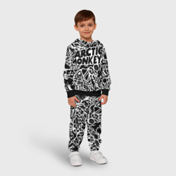 Детский костюм с толстовкой 3D Arctic monkeys Pattern - фото 2