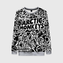 Женский свитшот 3D Arctic monkeys Pattern