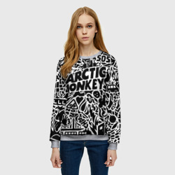 Женский свитшот 3D Arctic monkeys Pattern - фото 2