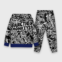 Детский костюм с толстовкой 3D Arctic monkeys Pattern