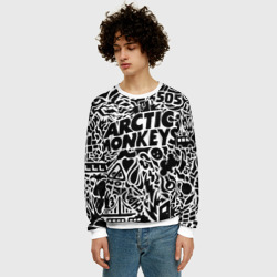 Мужской свитшот 3D Arctic monkeys Pattern - фото 2