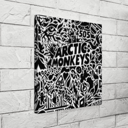 Холст квадратный Arctic monkeys Pattern - фото 2