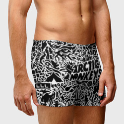 Мужские трусы 3D Arctic monkeys Pattern - фото 2