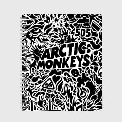 Тетрадь Arctic monkeys Pattern