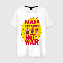 Капкейки – Мужская футболка хлопок с принтом купить со скидкой в -20%