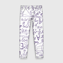Детские леггинсы 3D Математические формулы наука
