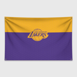 Флаг-баннер Lakers line hexagon sport