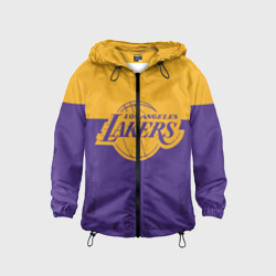 Детская ветровка 3D Lakers line hexagon sport