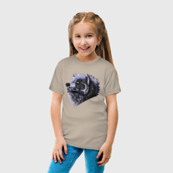 Детская футболка хлопок Свирепый крутой волчара - фото 2
