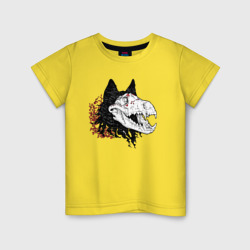 Детская футболка хлопок Fashionable avant-garde wolf