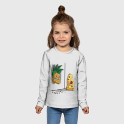 Детский лонгслив 3D Here's pineapple! - фото 2