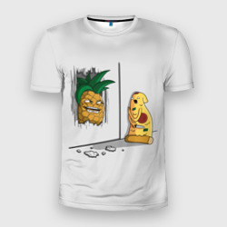 Мужская футболка 3D Slim Here's pineapple!
