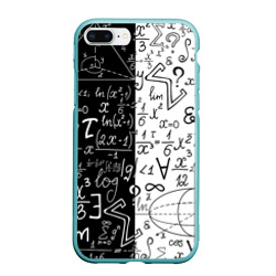 Чехол для iPhone 7Plus/8 Plus матовый Формулы физики и математики