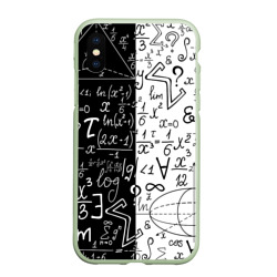 Чехол для iPhone XS Max матовый Формулы физики и математики
