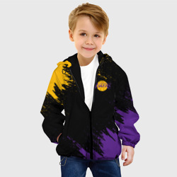 Детская куртка 3D Lakers брызги красок - фото 2