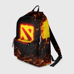 Рюкзак 3D Dota 2 fire logo Дота 2 огненный лого