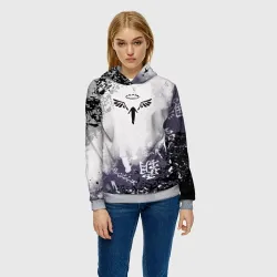 Женская толстовка 3D [Токийские мстители] - Подтёки красок - фото 2